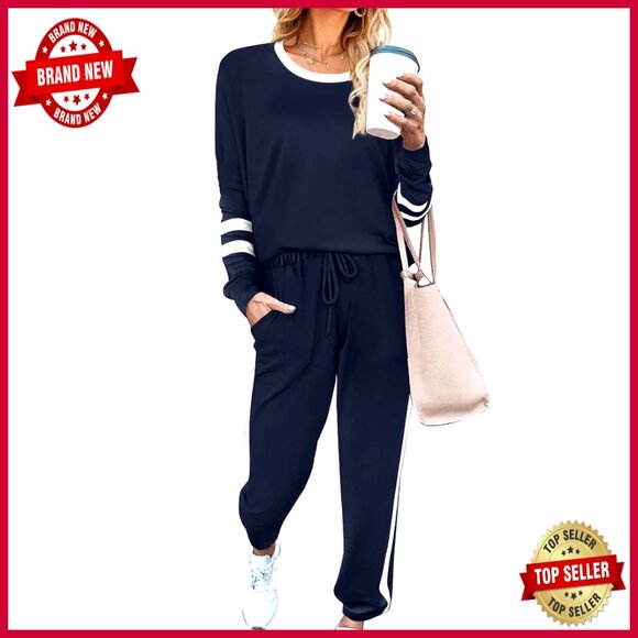Soft Lounge Set 2 Piece Sweatsuit Women's Activewear Pajamas